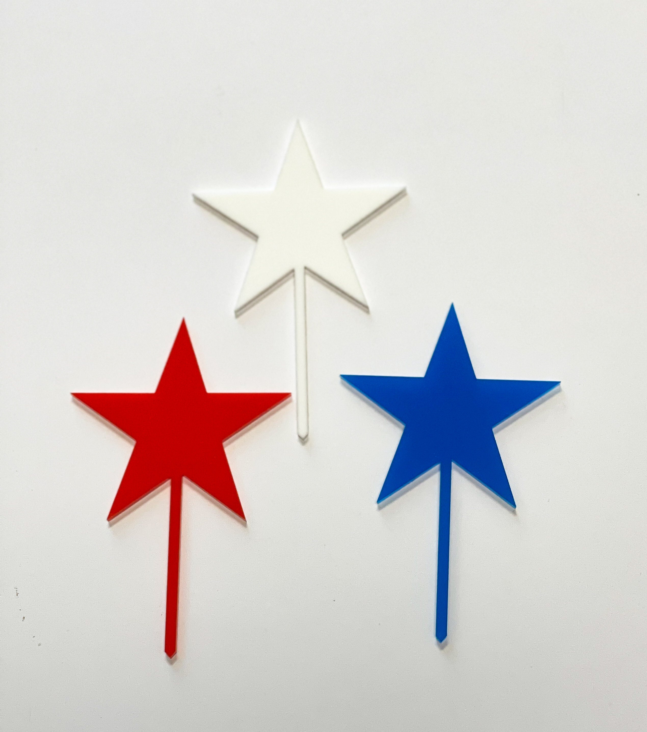 4th of july cake toppers red white & blue usa cupcake topper acrylic cake toppers acrylic toppers 4th of july cupcake toppers