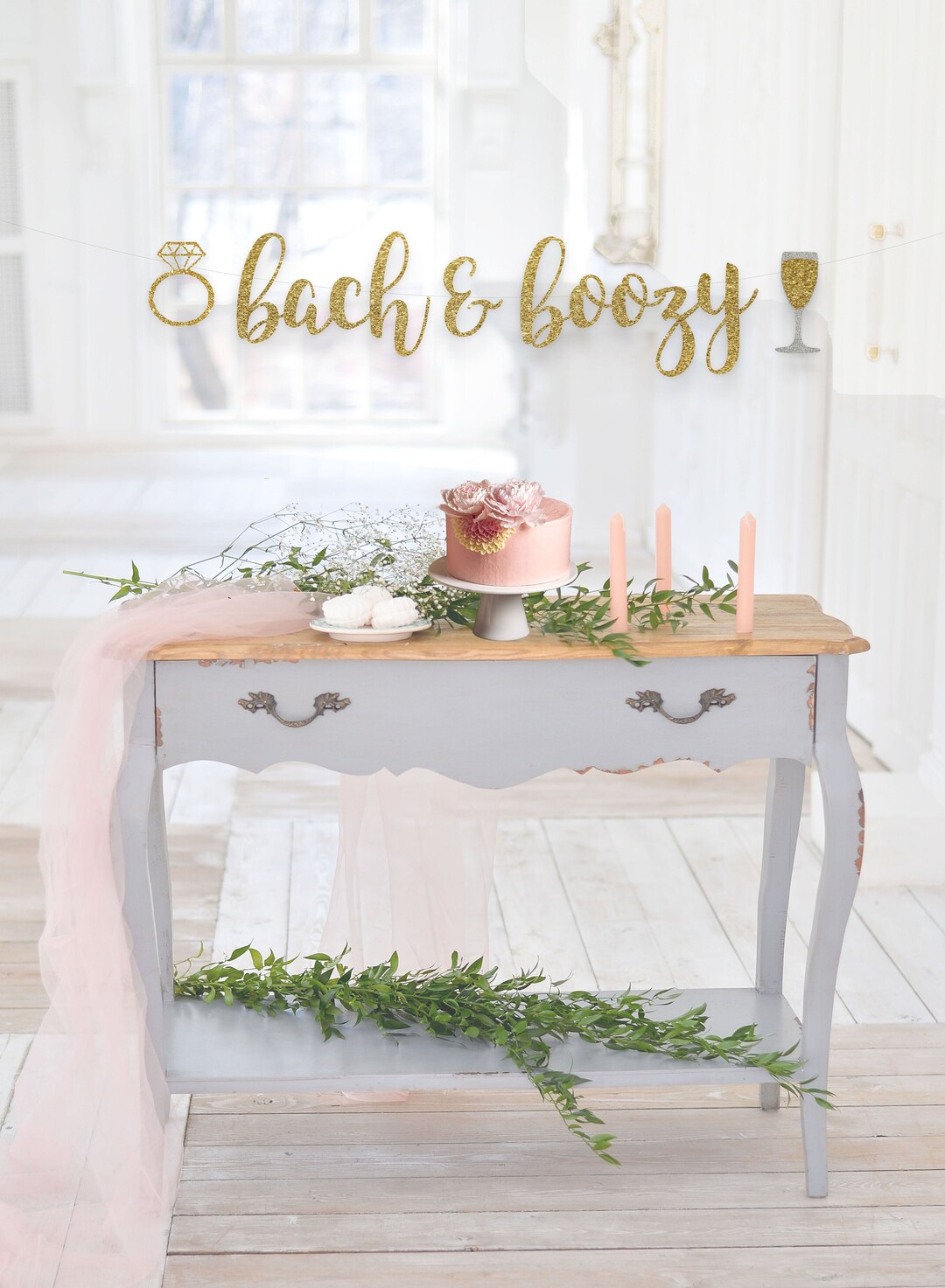 Bach and Boozy Banner Bachelorette Banner Bachelorette Party - Etsy