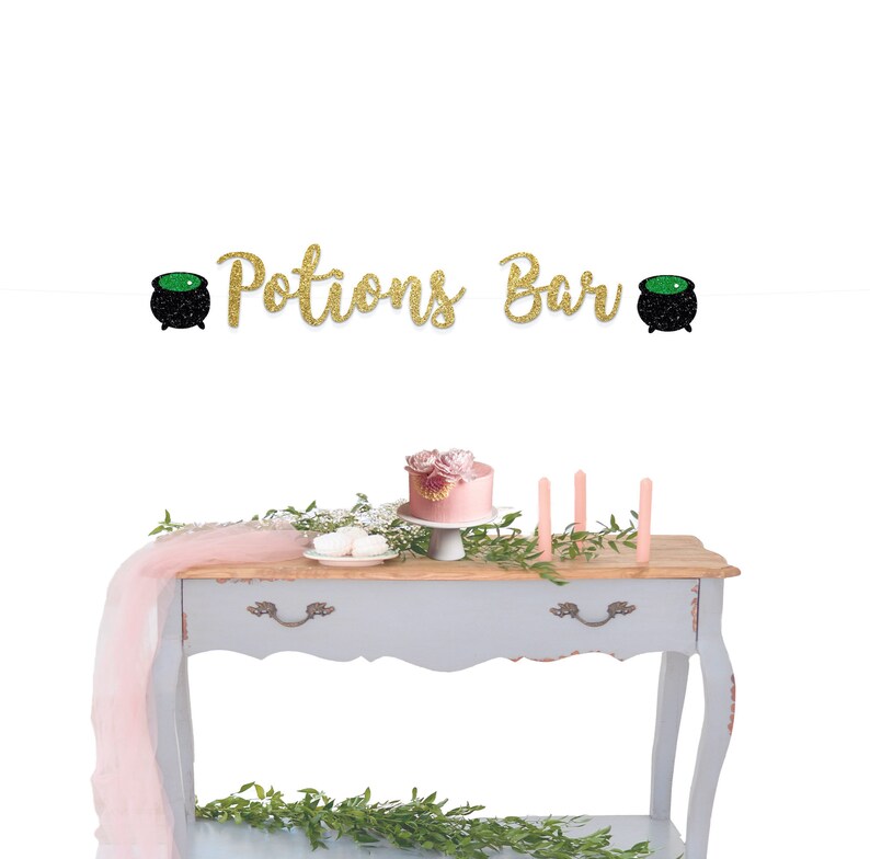 Potions Bar Banner Potion Bar Halloween Party Banner - Etsy Australia