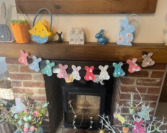 Gorgeous Easter  bunny bunting set