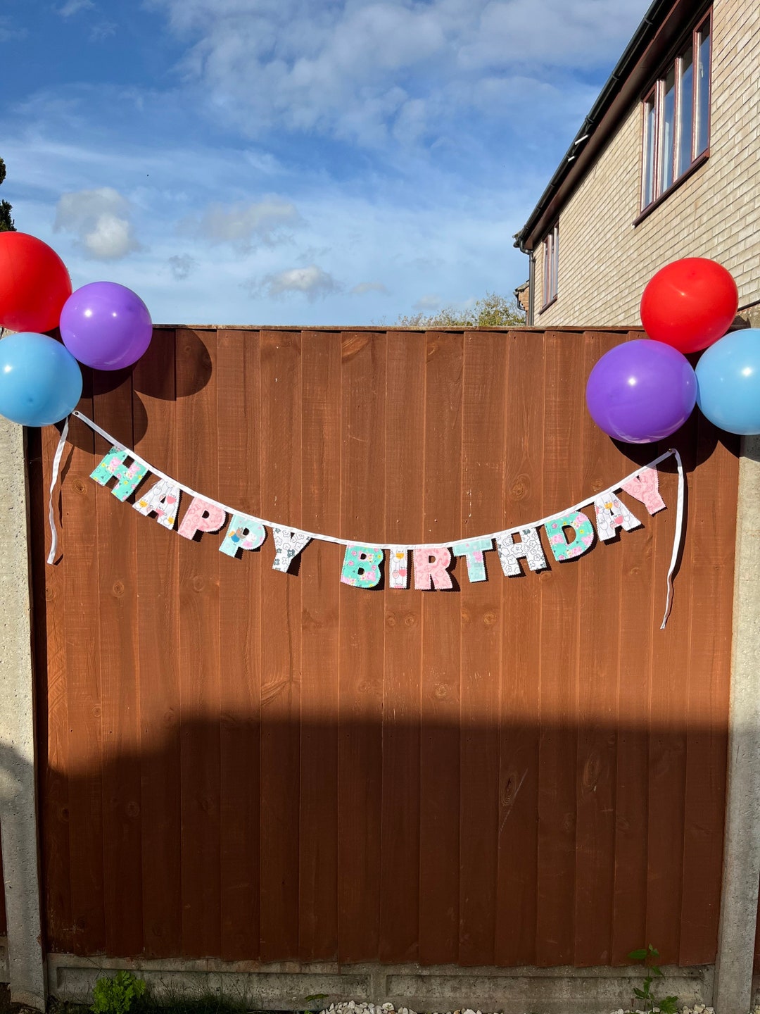 Peppa Pig Party Bunting 1 Banner/bag,15 Flags Per Bunting,length 3.5m - Foto 3