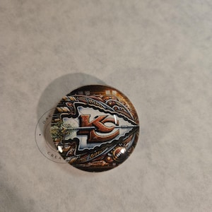 KC Chiefs Glass Magnets