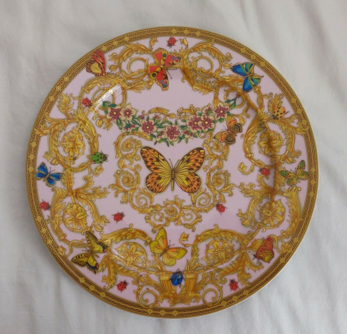 Versace by Rosenthal Butterfly Garden Service Plate Etsy UK