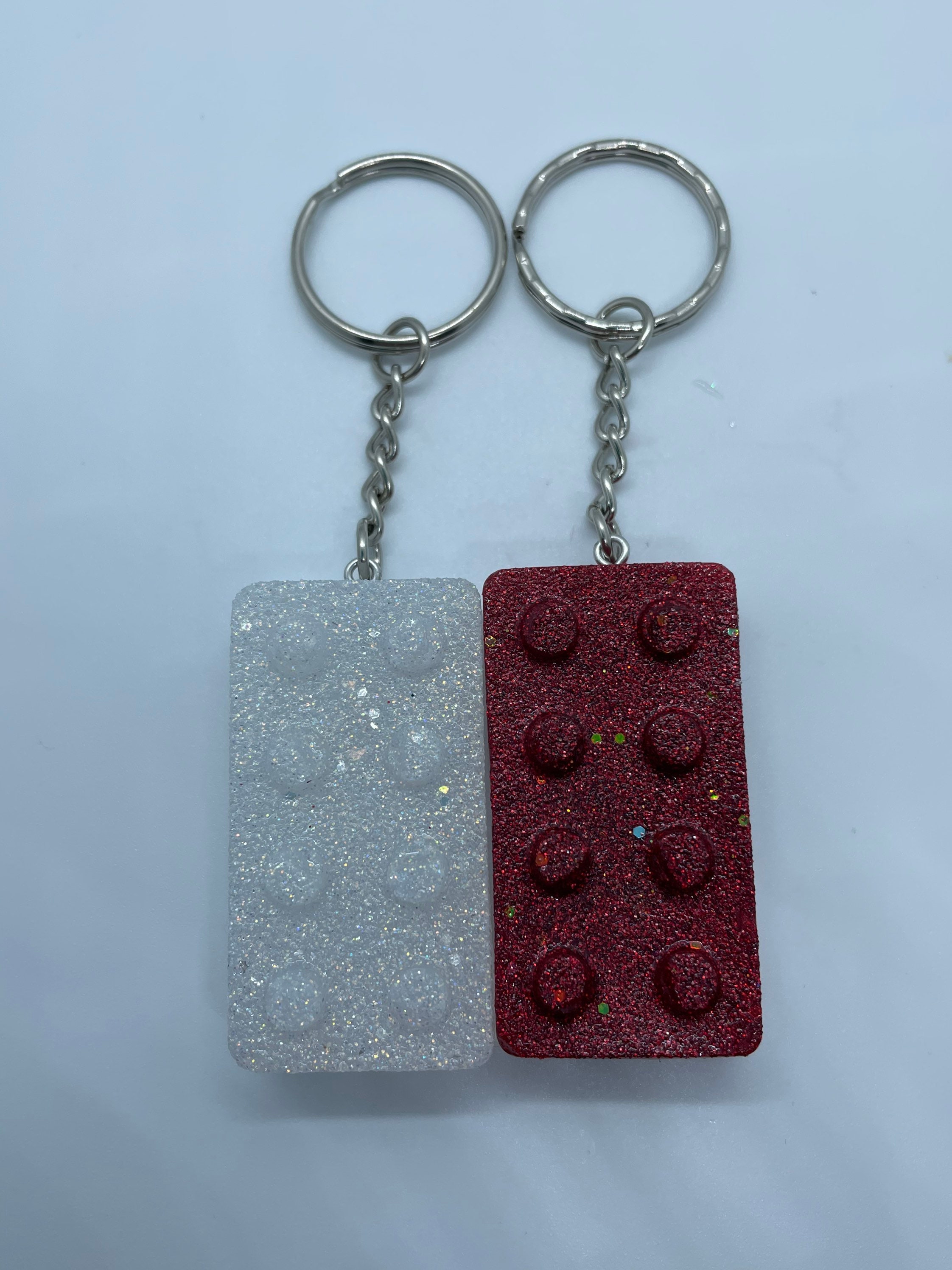 Lego Brick Key Ring Lego Key Ring Etsy