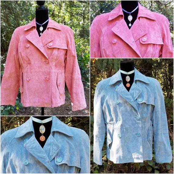 Double Breasted Short Trench Jacket by Designer Te