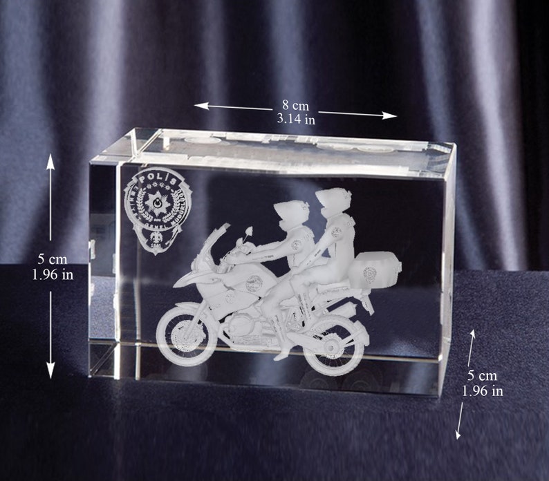 Custom Laser Engraved Glass Block Personalized Crystal Etsy