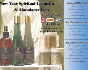 New Year Spiritual Cleansing and Abundance Kits