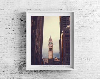 Toronto Old City Hall, Toronto Street Photography, Downtown Toronto, Cityscape, Home Decor Wall Art Print, 8"x10" or 11"X14" #104