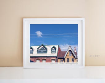 On the Way to the Kensington Market, Toronto Street Photography, Cityscape, Home Decor Wall Art Print, 8"x8" or 8"x10" #97