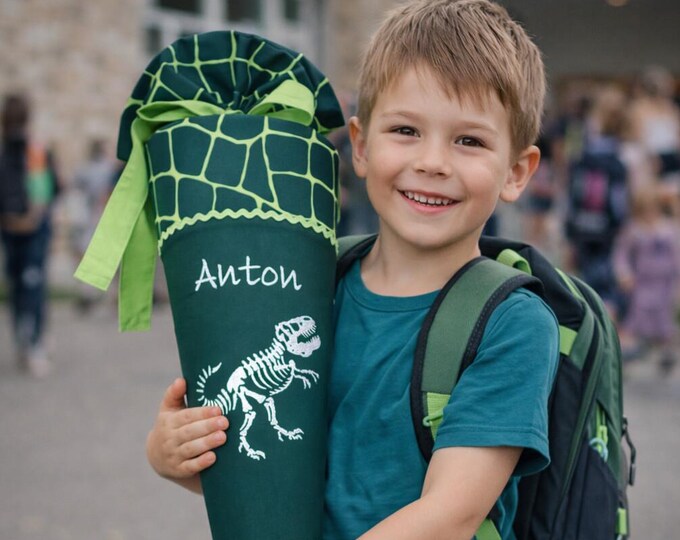 Schultüte Dino Dinoskelett (leuchtet im Dunkeln) passend zum BärRex Schulranzen