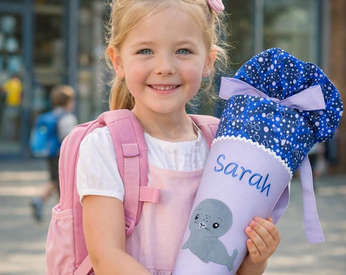 Schultüte Robbe Seehund passend zum Ozeanbärwohner Schulranzen