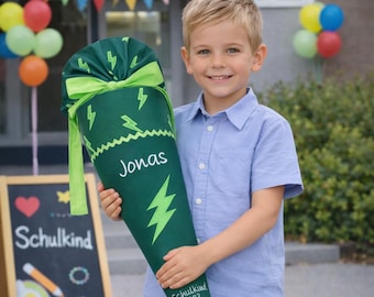 Schultüte Blitz passend zum Bärtastisch Schulranzen