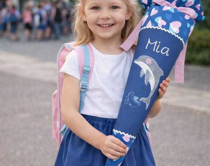 Schultüte Delfin passend zum Seashell Pearl Schulranzen