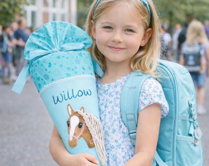 Schultüte Pferd passend zum Reitbärtraum Schulranzen