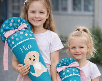 Schultüte Hund passend zum Turtle Josie Schulranzen