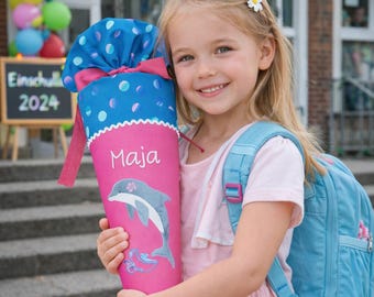 Schultüte Delfin passend zum Dolphin Finja Schulranzen