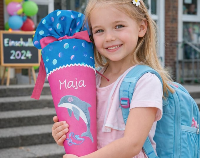 Schultüte Delfin passend zum Dolphin Finja Schulranzen