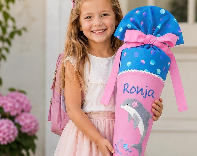 Schultüte Delfin passend zum Dolphin Finja Schulranzen