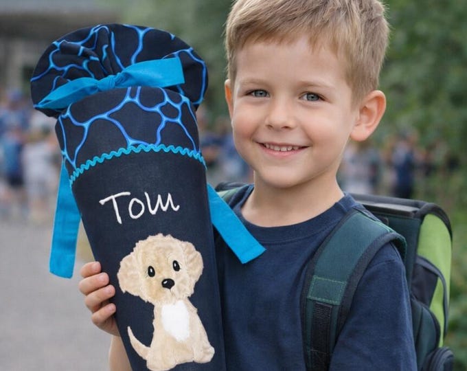 Schultüte Hund passend zum Bärassic Garden Schulranzen