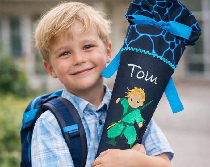 Schultüte Ninja passend zum Bärassic Garden Schulranzen