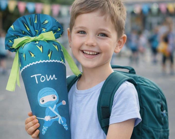 Schultüte Ninja passend zum DerDieDas Magic Light  Schulranzen