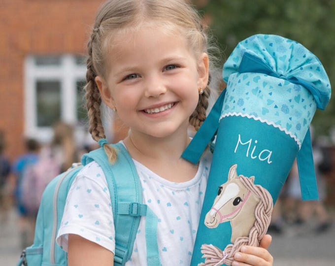 Schultüte Pferd passend zum Reitbärtraum Schulranzen