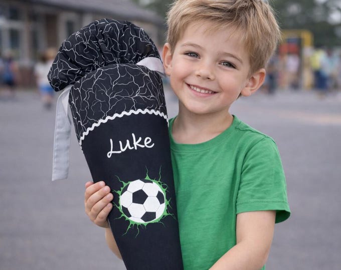 Schultüte Fussball passend zum Super ReflektBär Glow Schulranzen