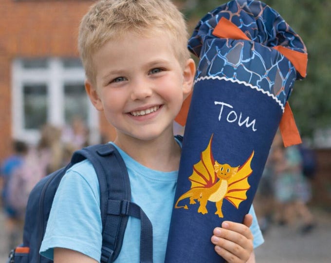 Schultüte Drache passend zum  Eldrador Lava Dragon Schulranzen