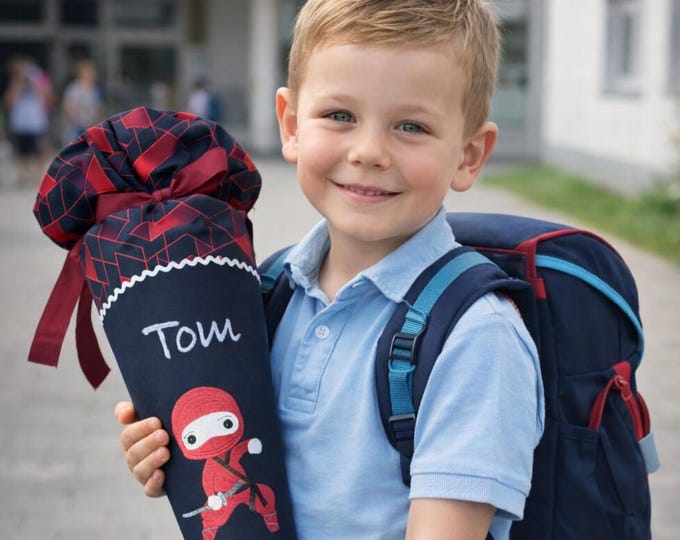 Schultüte Ninja passend zum Unaufhaltbär Schulranzen