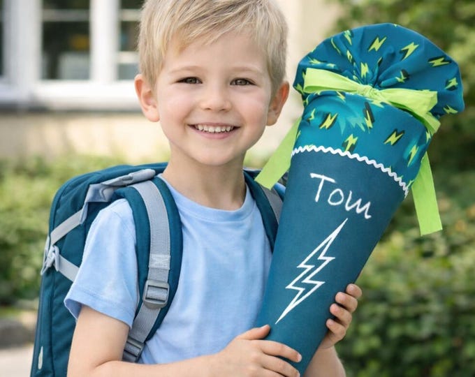 Schultüte Blitz (Leuchtet im Dunklen) passend zum DerDieDas Magic Light  Schulranzen