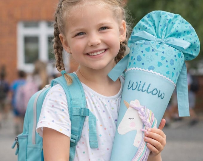 Schultüte Einhorn passend zum Reitbärtraum Schulranzen