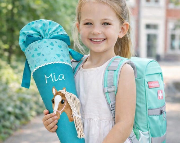 Schultüte Pferd passend zum Reitbärtraum Schulranzen