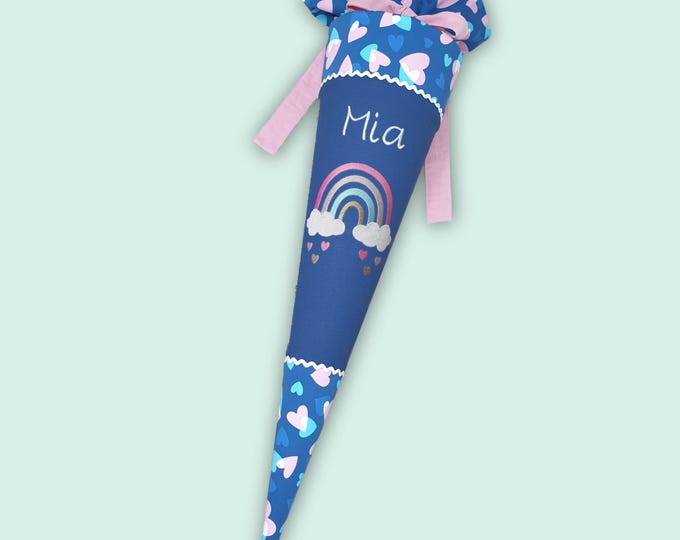 Schultüte Regenbogen passend zum Seashell Pearl Schulranzen