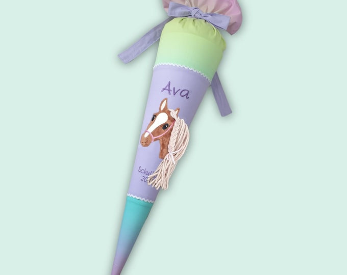 Schultüte mit Pferd passend zum Zaubärwelt Schulranzen