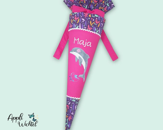 Schultüte Delfin passend zum Ambärzonas Schulranzen