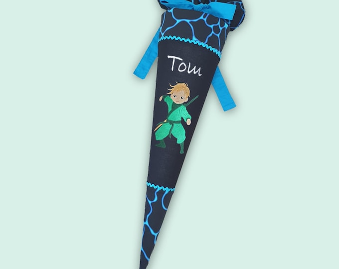 Schultüte Ninja passend zum Bärassic Garden Schulranzen