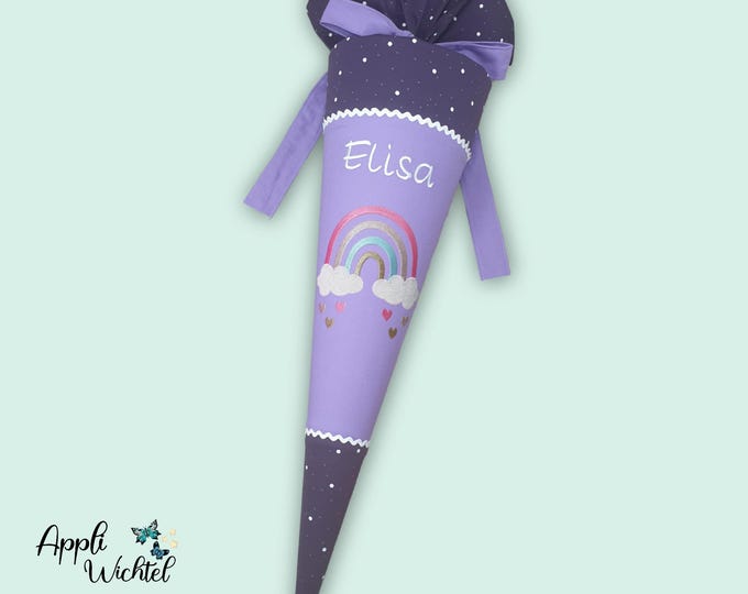 Schultüte Regenbogen passend zum Sternguckbär Schulranzen