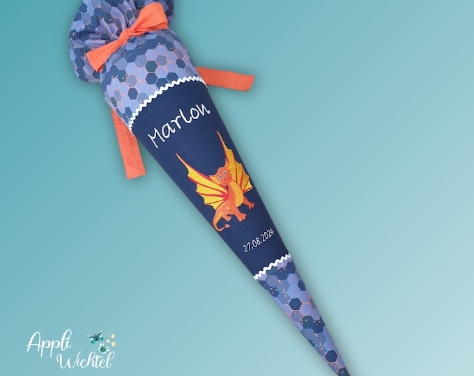 Schultüte Drache passend zum  Eldrador Schulranzen