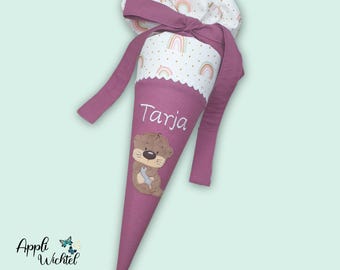 Geschwistertüte Otter Regenbogen