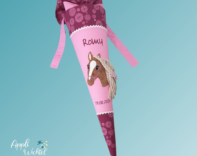 Schultüte Pferd passend zum Glamour Star Schulranzen