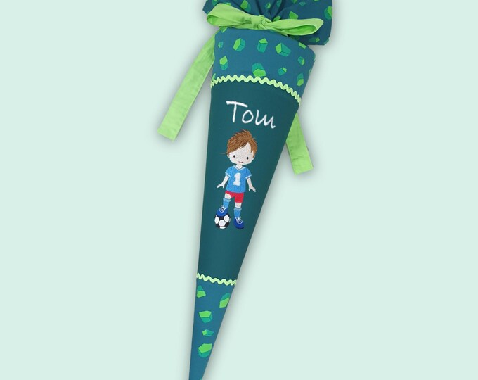 Schultüte Fussball Fußball Fussballer Fußballer passend zum Dino Targo  Schulranzen