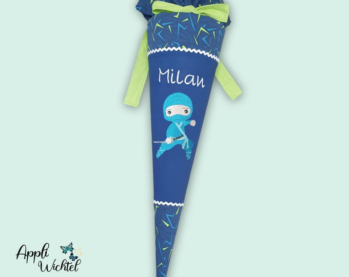 Schultüte Ninja passend zum Spitzenreitbär Schulranzen