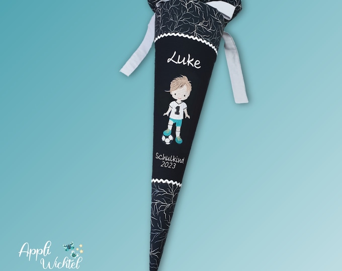 Schultüte Fussballer Fussball passend zum Super ReflektBär Glow Schulranzen