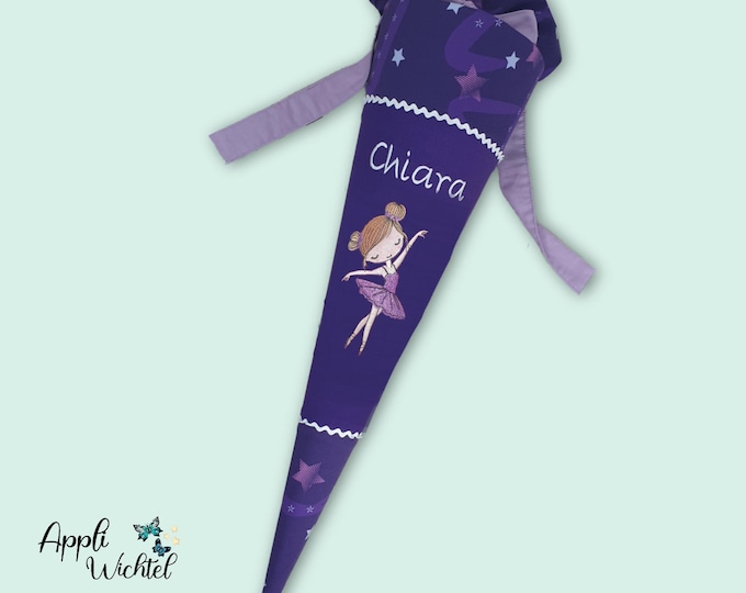 Schultüte mit Ballerina  passend zum Pegasus Emily Schulranzen