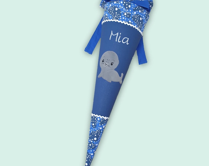 Schultüte Robbe Seehund passend zum Ozeanbärwohner Schulranzen