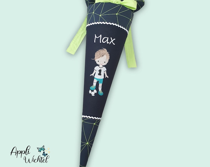 Schultüte Fussball passend zum Cybär Race Schulranzen