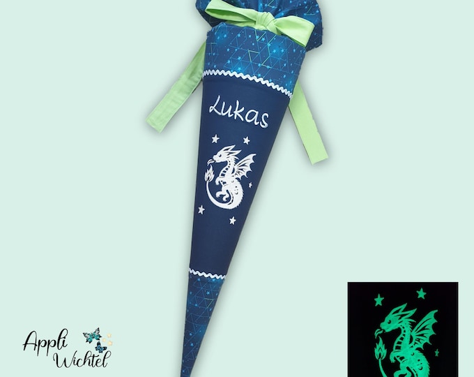 Schultüte Drache (Leuchtet im Dunklen) passend zum Starship Galactus Schulranzen