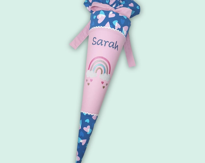 Schultüte Regenbogen passend zum Seashell Pearl Schulranzen