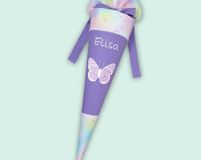 Schultüte Schmetterling (Schmetterling leuchten im Dunkeln) passend zum Butterfly Luna Schulranzen