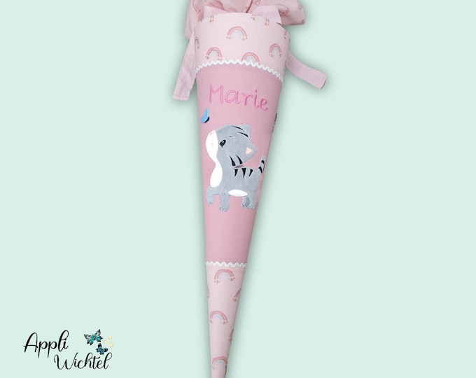 Schultüte Katze Regenbogen Regenbogenschultüte